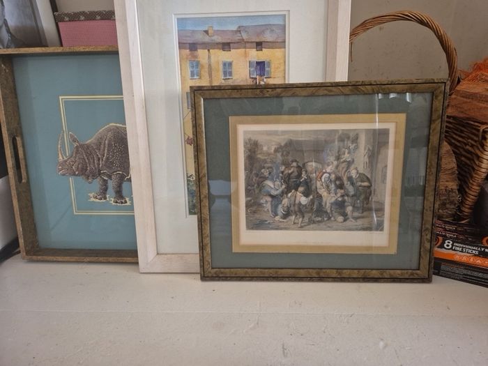 Antique Coloured Engraving