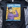 Batgirl Mens T-shirt Image 3