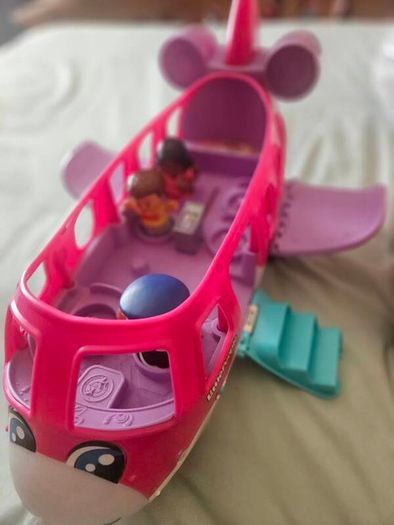 Barbie little people plane
