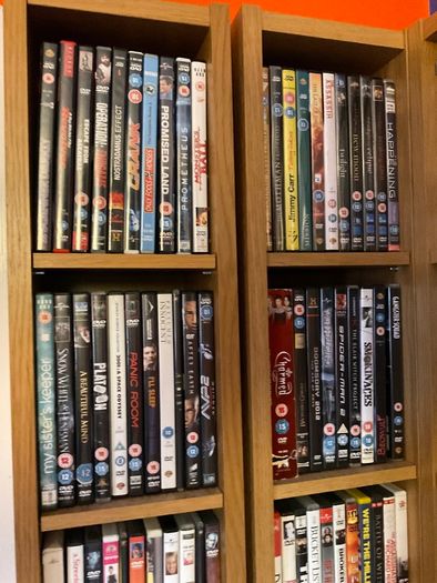 500+ DVDS and 5 IKEA Shelving Units