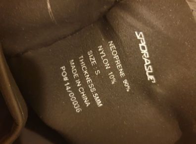 diving swimming wet suite and accessories size S
