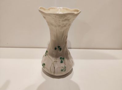 Belleek Shamrock Daisy Spill Vase