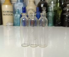 430 - Set of 3 Vintage Vials Collectible Decorative Bottles