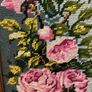 Handmade tapestry with pink roses Image 3