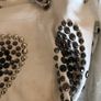 Jimmy Choo White Leather Studded Lola Slouchy Tote Bag Image 4