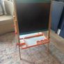 Kids easel - white board, paper and chalk Image 3