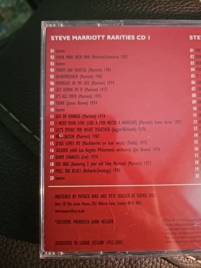 Steve Marriott 2CD  - A Collection Of Rare Recordings 1973-1991