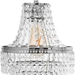 Acrylic Teardrop Pendant Light Shade Modern Chandelier Ceiling Light Shades for Living Room, Bedroom, Home, Office, Bar, Cafe - Decorative Lampshade