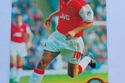 Dennis Bergkamp 1998 Merlin Premier Gold  Arsenal #002