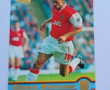 Dennis Bergkamp 1998 Merlin Premier Gold  Arsenal #002