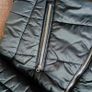 Black Hooded Multi-Zipped Puffer Jacket by Bershka Size L Image 7