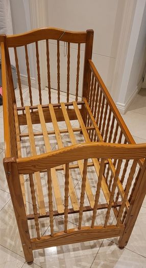 Baby cot and mattress