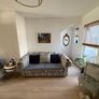 Grey Chesterfield Couch & Chairs Image 4