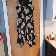 Principles  Dress With A Self Tie Belt.   S.14.