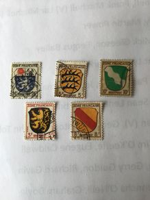 WW2 stamps (Zone Francais) occupation of France