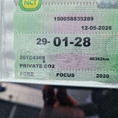2020 Ford Focus only 40000km