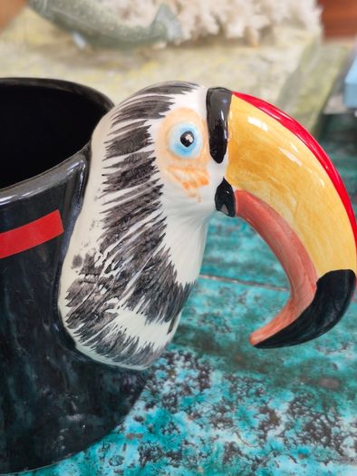 Toucan handled mug 1986