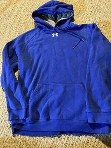 Blue under armour hoodie XL