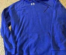 Blue under armour hoodie XL