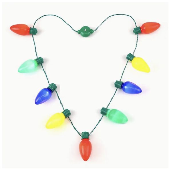 Christmas Lights Necklace