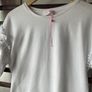 top savida x small white top with frill detail Image 6