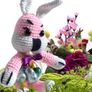 Handmade Crochet Easter Bunny Kids Gift Personalised Easter Bunny Toy Image 9