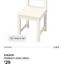 childrens table and three chairs SUNDVIK Image 3