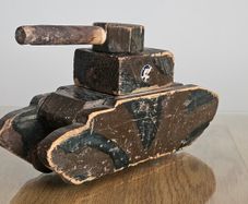 Vintage Wooden Tank