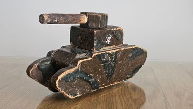 Vintage Wooden Tank