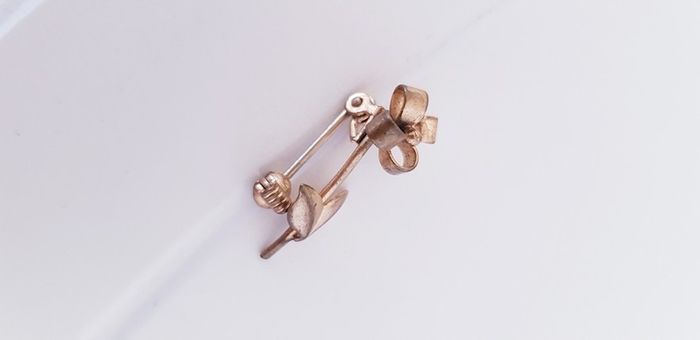 Rustic Flower Brooch