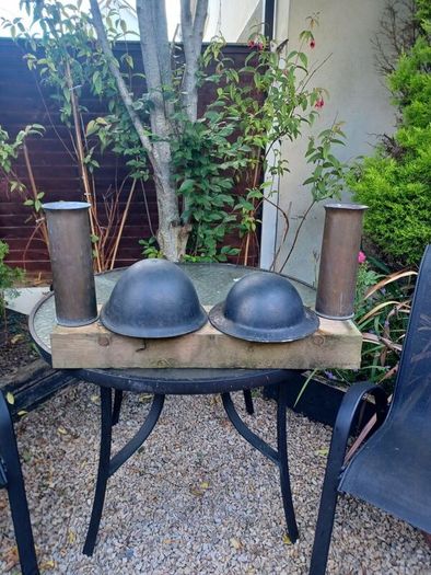 Antique, Military,Army Helmets
