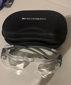 Eschenbach Max TV 2.1x TV Magnification Glasses with Case Made in Germany.