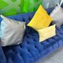 Navy chesterfield 3 seater & 2 seater suite Image 3