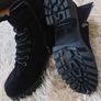 faux suede lace-up boots Image 2