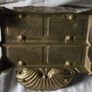vintage collectable brass letter rack Image 3