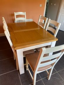 Table and Six Chairs