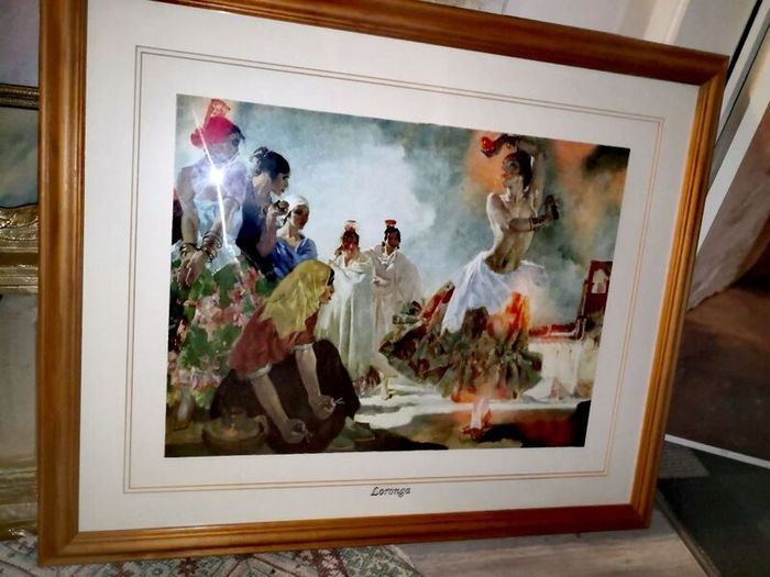 Beautiful detailed large aquarelle