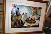 Beautiful detailed large aquarelle