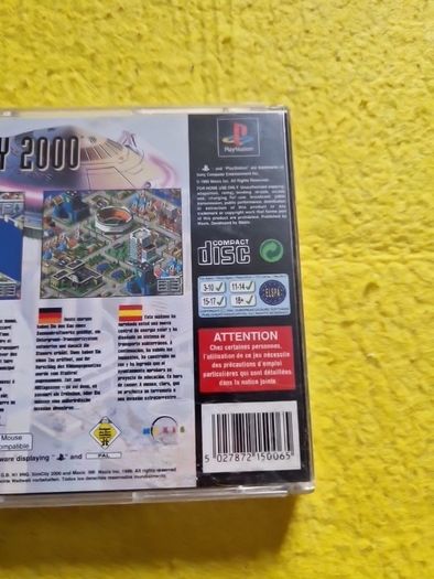 SIMCITY 2000 PlayStation1 Ps1 PlayStation2 Ps2 games Original