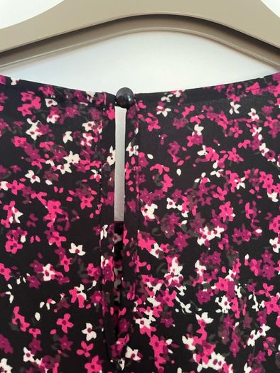 Gallery black floral dress size 14 New without tags