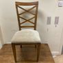 Solid Oak Dining Chairs x 8 Image 2