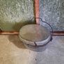 Vintage galvanise bucket with lid Image 4