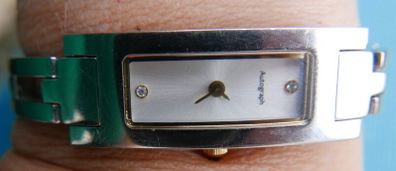 Autograph Diamond Womens  Dial Bracelet Watch (fresh battery)