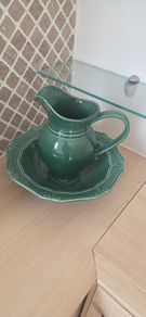 Mimosa Green Jug & Bowl
