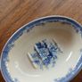 Vintage Powell Craft Cuddra Collection Blue Rose Soap Dish. Image 4