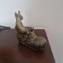 brass cat in boot Image 2