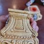 Vintage religious virgin and child candleholders Image 3