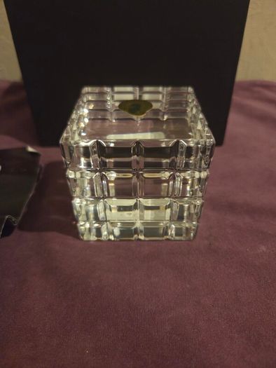 Waterford Crystal Cube Paperweight