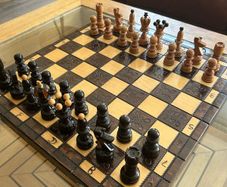 Antique Chess Board