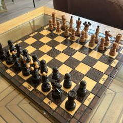 Antique Chess Board